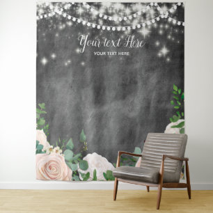Tenture Fond de photomaton personnalisable Bohème Rose Pâl