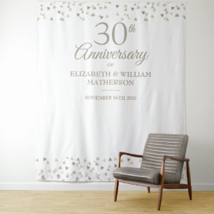 Tenture Fond de photomaton pour 30e anniversaire de mariag