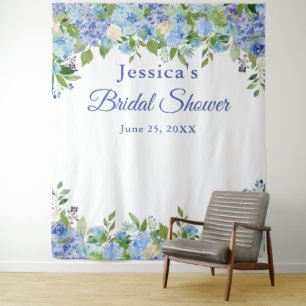 Tenture Fond de photomaton pour une baby shower avec des h