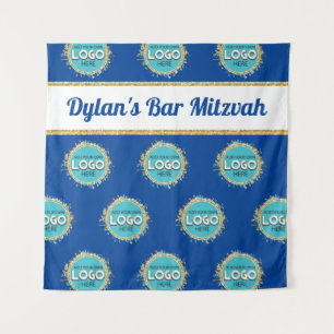 Tenture Fond de répétition de Bar Mitzvah Ajoutez votre lo