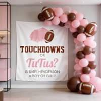 Fond de Révélation du Sexe Touchdowns ou Tutus
