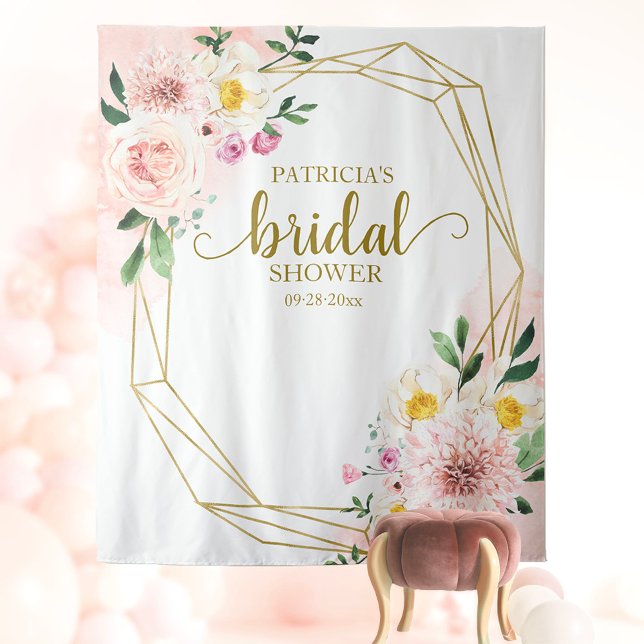 Tenture Fond de scène élégant pour la douche de mariée aux (Créateur téléchargé)