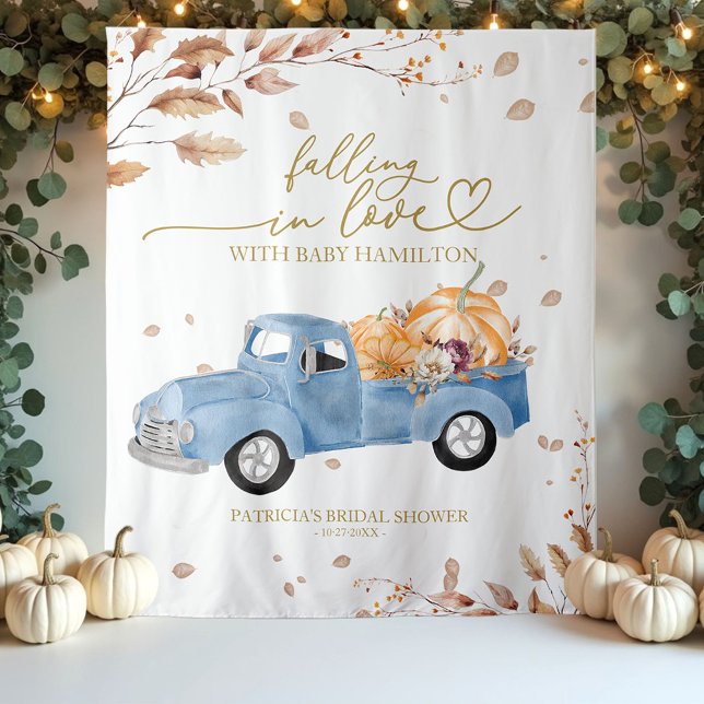 Tenture Fond de scène pour Baby Shower pour Tomber Amoureu (Créateur téléchargé)