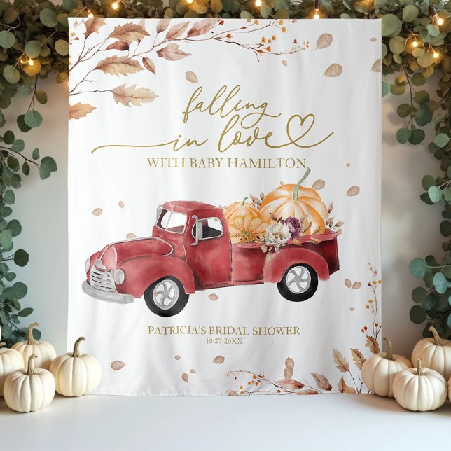 Tenture Fond de scène pour Baby Shower pour Tomber Amoureu (Créateur téléchargé)
