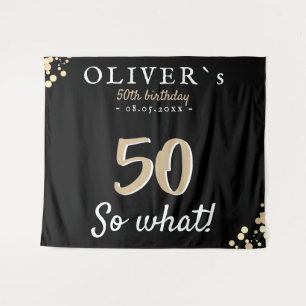Tenture Fond de scène pour fête d'anniversaire des 50 ans