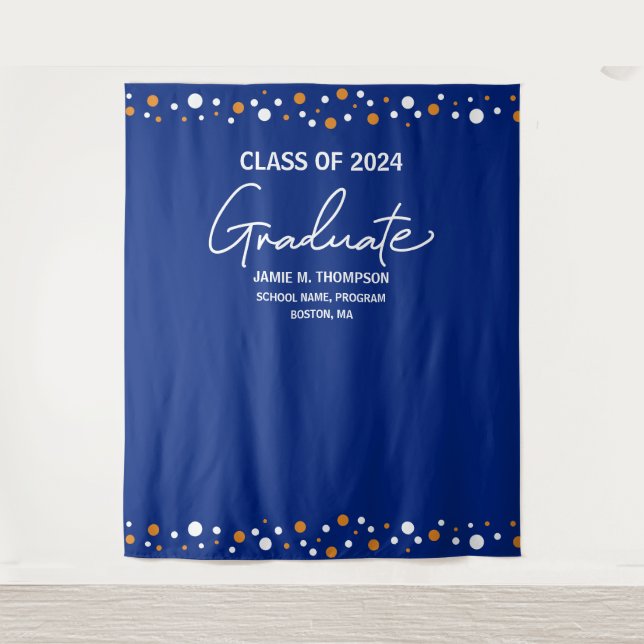 Tenture Fond de scène pour la remise des diplômes de la pr (Devant)
