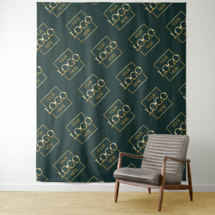 Tenture Fond de scène pour salon professionnel avec motif