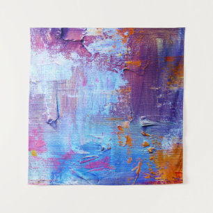 Tenture Fond de texture de toile : Huile Abstraite