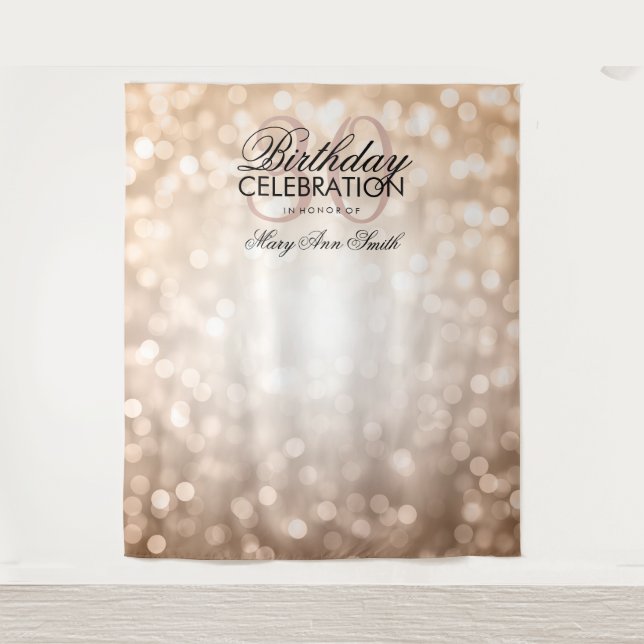 Tenture Fond de toile de fond pour 30e anniversaire Rose G (Devant)