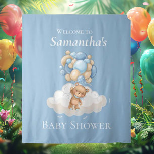 Tenture Fond de toile de fond pour Baby Shower avec des ba
