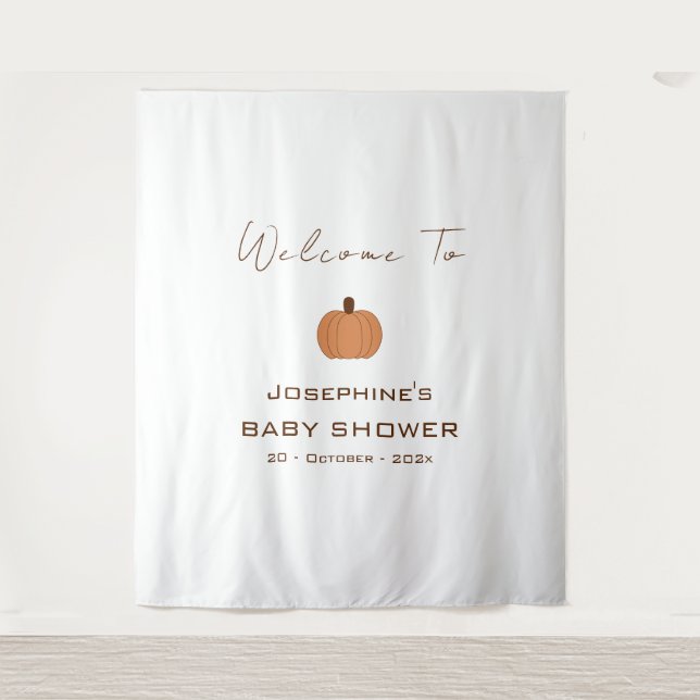 Tenture Fond de toile de fond pour Baby Shower pour bébé d (Devant)