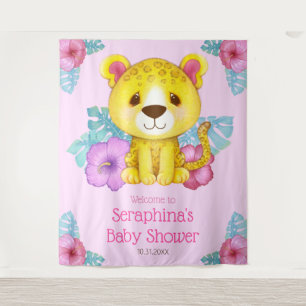 Tenture Fond de toile de fond pour Baby Shower sur le thèm