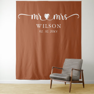 Tenture Fond de toile de fond pour photo de mariage avec é