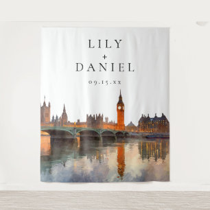 Tenture Fond de toile de mariage à Londres