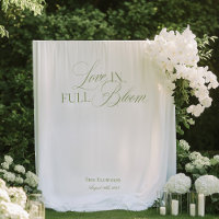 Fond de toile de mariage élégant Jardin de thé Ban