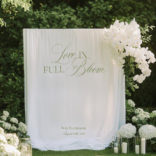 Tenture Fond de toile de mariage élégant Jardin de thé Ban