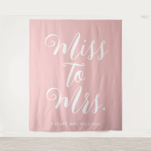 Tenture Fond de toile minimaliste boho rose pour Baby Show