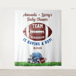 Tenture Fond de toilette bébé de football