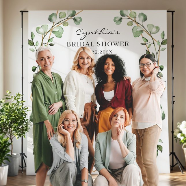 Tenture Fond de toilette de mariage géométrique aux feuill (Créateur téléchargé)