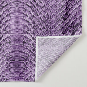 Tenture Fond en peau de serpent décoloré violet noir Viper