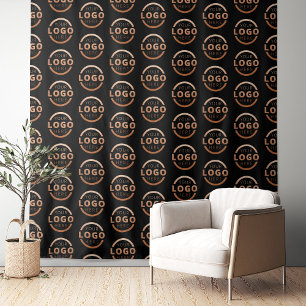 Tenture Fond personnalisé avec motif de logo d'entreprise