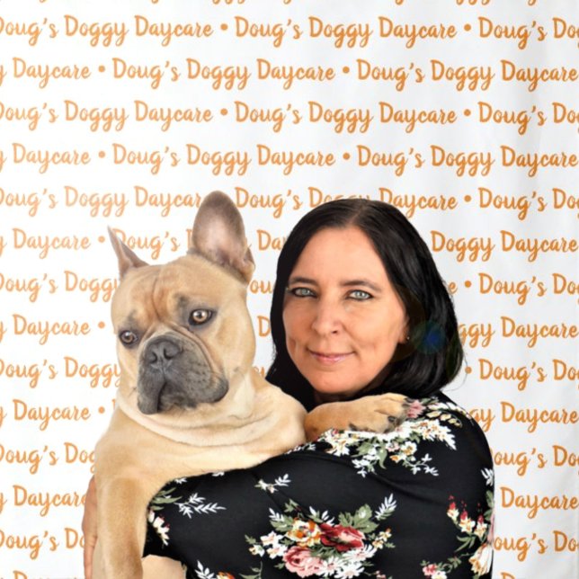 Tenture Fond personnalisé pour événement avec logo répétit (Créateur téléchargé)