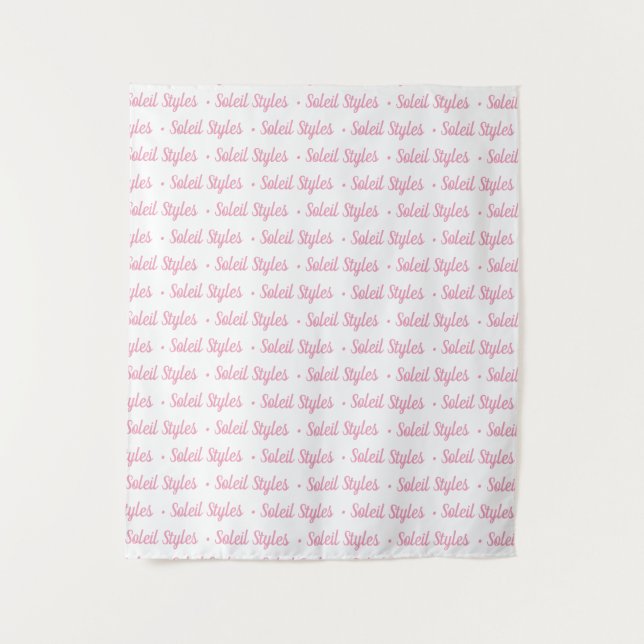 Tenture Fond personnalisé pour événements avec logo répéti (Devant)