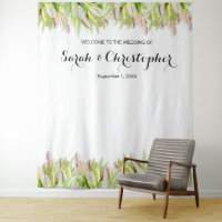 Fond personnalisé pour photos de mariage | Tulipes