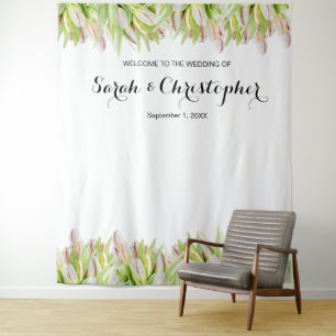 Tenture Fond personnalisé pour photos de mariage   Tulipes