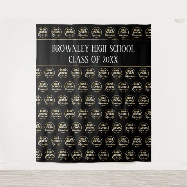 Tenture Fond photo de la Réunion scolaire (Devant)