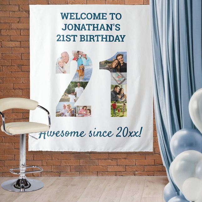 Tenture Fond pour collage de photos de fête d'anniversaire (Créateur téléchargé)