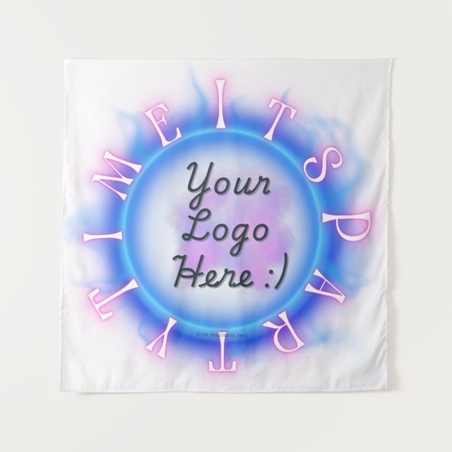 Tenture Fond pour fête de streamer (Devant)