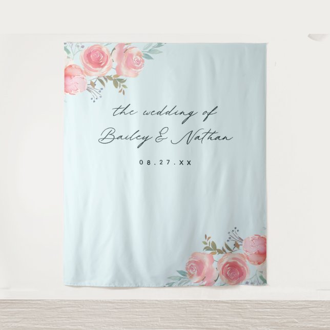 Tenture Fond pour la photographie de mariage de jardin fra (Devant)