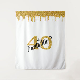 Tenture Fond pour Photomaton 40 et Or pour Fête Fantastiqu