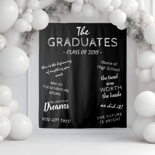 Tenture Fond pour photos de fête de remise de diplômes ins