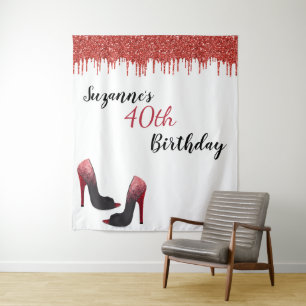Tenture Fond pour Photos Personnalisé Fête d'Anniversaire 