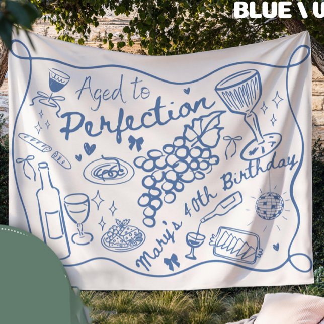 Tenture Fond sur mesure vieilli à la perfection pour vin (Créateur téléchargé)