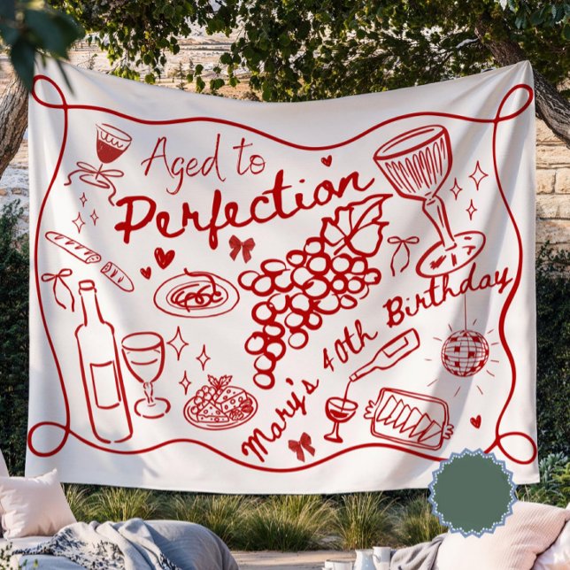 Tenture Fond sur mesure vieilli à la perfection pour vin (Créateur téléchargé)