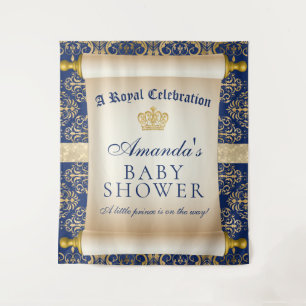 Tenture Fond vertical élégant pour la baby shower du Princ