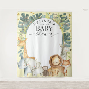 Tenture Fonds de toile de fond neutre pour baby shower saf