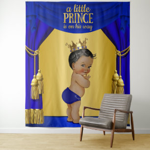 Tenture Fonds de toile de fond pour Baby Shower du Prince