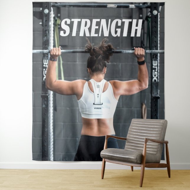 Tenture Force Fitness Femmes Musculation Motivationnel (En situation)