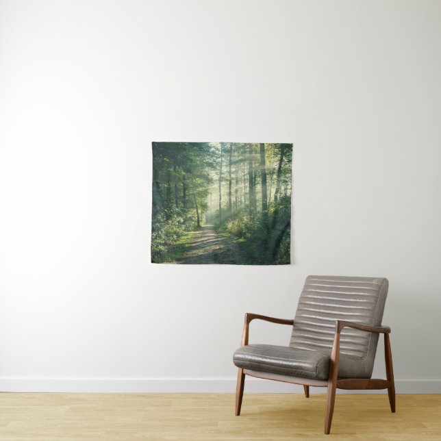 Tenture Forêt | Chemin forestier Hambourg Allemagne (En situation (horizontale))