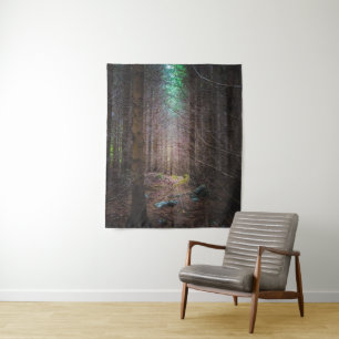 Tenture Forêt mystérieuse d'épinette