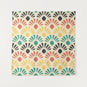 Tenture Formes ornementales colorées : Vintage clair