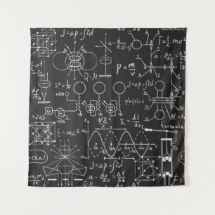 Tenture Formules scientifiques : Patte de calcul du tablea