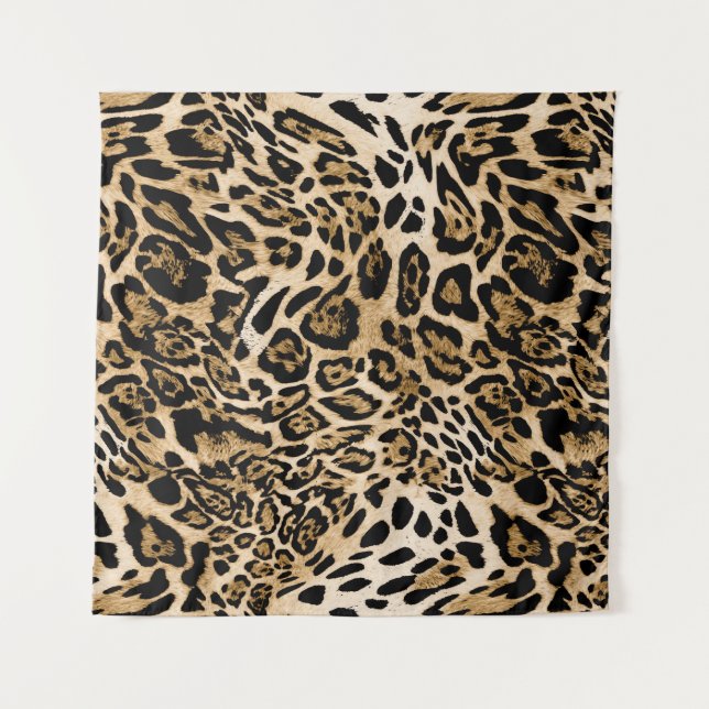 Tenture Fourrure de léopard d'Afrique : Texture d'animal s (Devant)