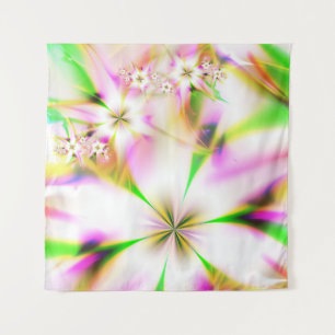 Tenture Fractal floral