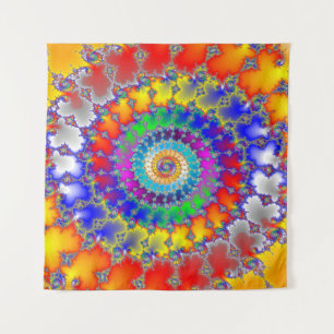 Tenture Fractale psychédélique