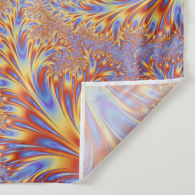 Tenture Fractures vibrantes Métissant Cool coloré Trippy (Détail)